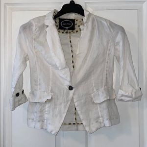 White blazer